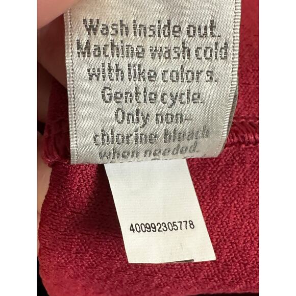 Lauren Conrad red textured pencil skirt size 2 - Picture 6 of 12